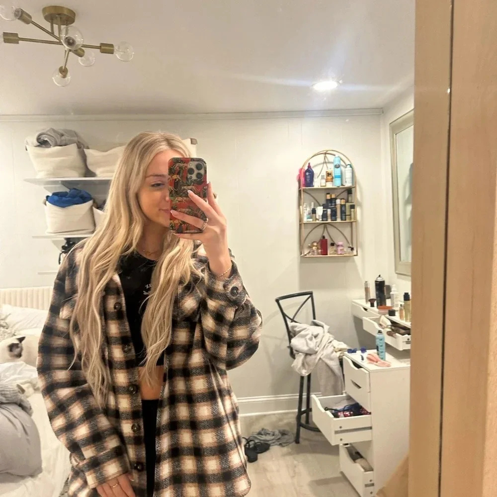 vintage flannel jacket L - Picture 9 of 11